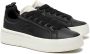 Lacoste Zwarte Leren Sneakers met Logo-Embossing Black Dames - Thumbnail 1