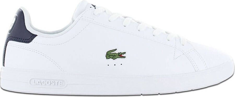 Lacoste Graduate Pro 222 Heren Sneakers Schoenen Leer Wit 744SMA0014042