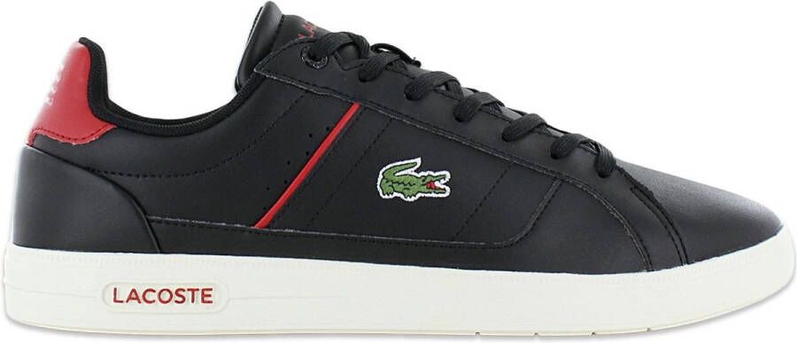 Lacoste Europa Pro 222 Heren Sneakers Schoenen Leer Zwart 744SMA00121B5 - Foto 3