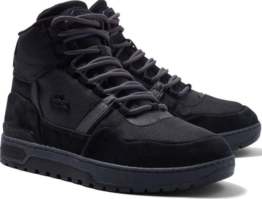 Lacoste T-clip Winter Mid Boots Schoenen black dark grey maat: 46 beschikbare maaten:41 42.5 43 44.5 45 46