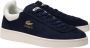 Lacoste Premium Baseshot Leren Sneakers Blauw Wit Multicolor Heren - Thumbnail 7