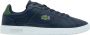 Lacoste Europa Pro 123 Heren Sneakers Schoenen Leer Navy-Blauw 745SMA00657B4 - Thumbnail 1