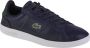 Lacoste Europa Pro 123 Heren Sneakers Schoenen Leer Navy-Blauw 745SMA00657B4 - Thumbnail 4