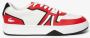Lacoste Sneakers Rood Wit Zwart Sneakers - Thumbnail 1