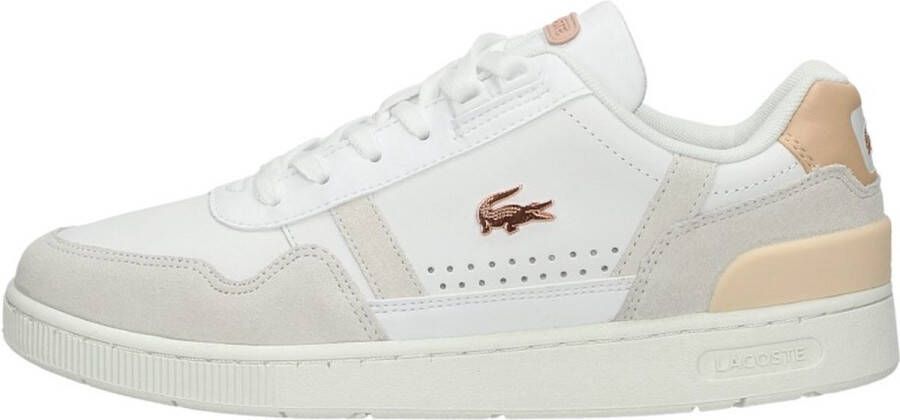 Lacoste T Clip 0722 2 Sma Wht Grn Schoenmaat 42 1 2 Sneakers 43SMA0061 - Foto 4