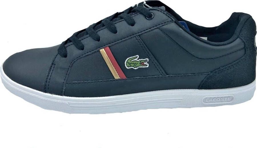 Lacoste Sneakers Zwart Rood Goud