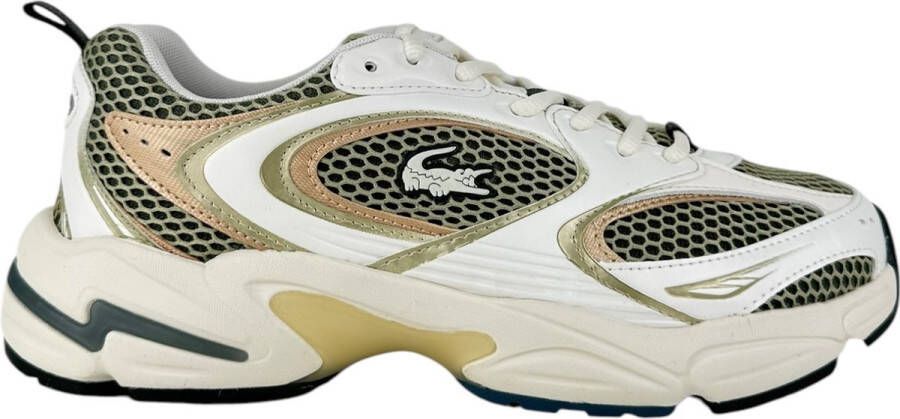 Lacoste Storm 2k Heren Schoenen Wit Maat: 40.5 Mesh Synthetisch Foot Locker