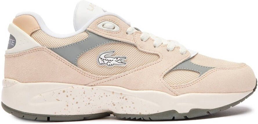 Lacoste Carnaby Pro Low Vintage sneakers offwhite grijs