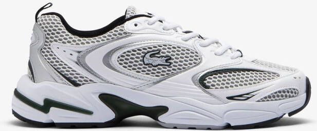 Lacoste Witte Textiel Sports Sneakers Vrouwen