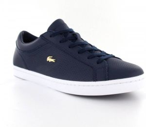 Lacoste Straightset Chukka Dames Sneakers Blauw