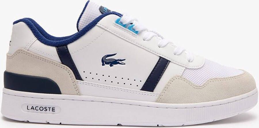 Lacoste Leren sneakers met contrastgarnering model 'T-CLIP'