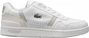 Lacoste T clip Heren Sneakers White Light Grey