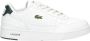 Lacoste T-clip 0121 1 Cuj (gs) Basketball Schoenen white dark green maat: 39 beschikbare maaten:35 36 37 38 39 - Thumbnail 3