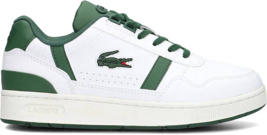 Lacoste T-clip Unisex Schoenen Wit Maat: 37.5 Leer Synthetisch Foot Locker