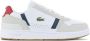 Lacoste T-Clip Leather Heren Sneakers Schoenen Leer Wit 740SMA0048407 - Thumbnail 1