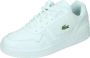 Lacoste Witte Heren Sneakers met Ingelegd Monogram Wit Heren - Thumbnail 3