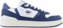Lacoste T-Clip Set 224 Heren Sneakers Schoenen Leer Wit-Blauw 748SMA0042042 - Thumbnail 2