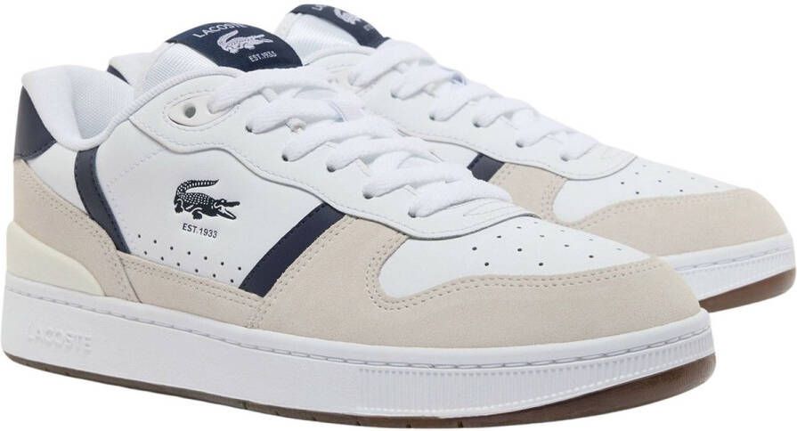 Lacoste T-Clip Set 225 1 sneakers wit donkerblauw ecru - Foto 4