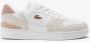 Lacoste T Clip SET Dames Sneakers Wit Roze - Thumbnail 1