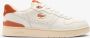 Lacoste T Clip SET Heren Sneakers Wit Oranje - Thumbnail 1