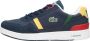 Lacoste T-Clip Sneakers Laag blauw - Thumbnail 1