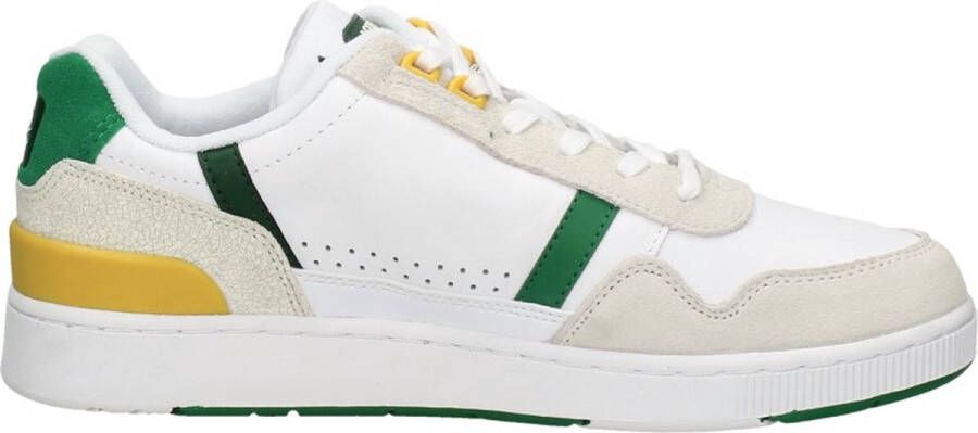 Lacoste T Clip 0722 2 Sma Wht Grn Schoenmaat 42 1 2 Sneakers 43SMA0061 - Foto 7