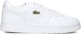Lacoste Retro Sneakers T-Clip Wit Leer White Heren - Thumbnail 5
