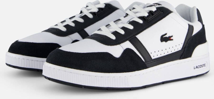 Lacoste T-Clip Sneakers wit Leer