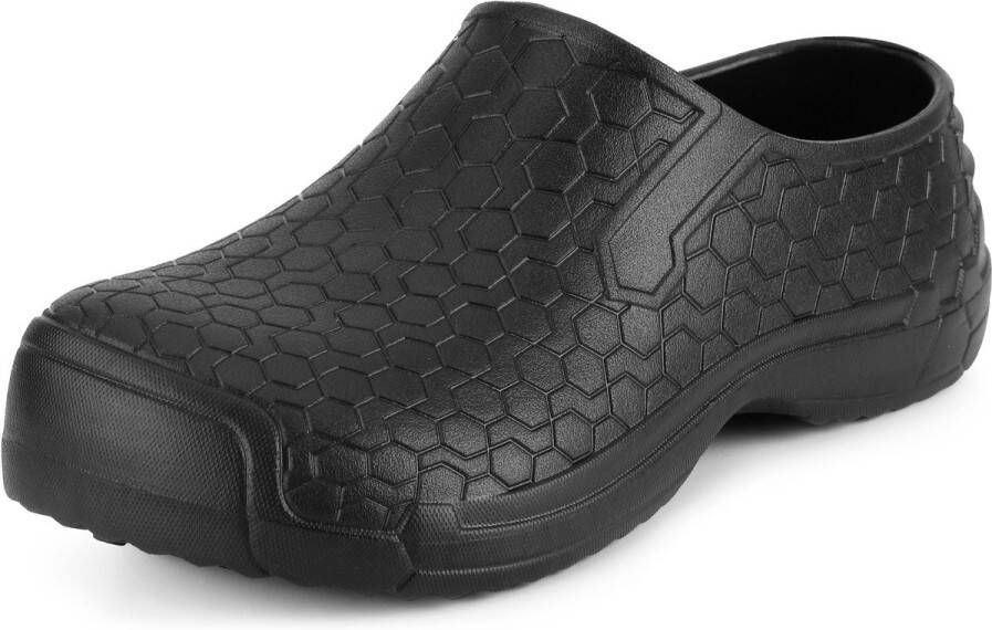 Ladeheid Clogs s- en Herenklompen Lichtgewicht EVA Tuinklompen Tuinschoenen Zwart 36 LA-DW-HexClosed