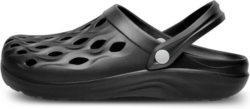 Ladeheid Clogs Heren Lichtgewicht EVA Tuinklompen Tuinschoenen 44 Zwart LA-CA-FlowMan