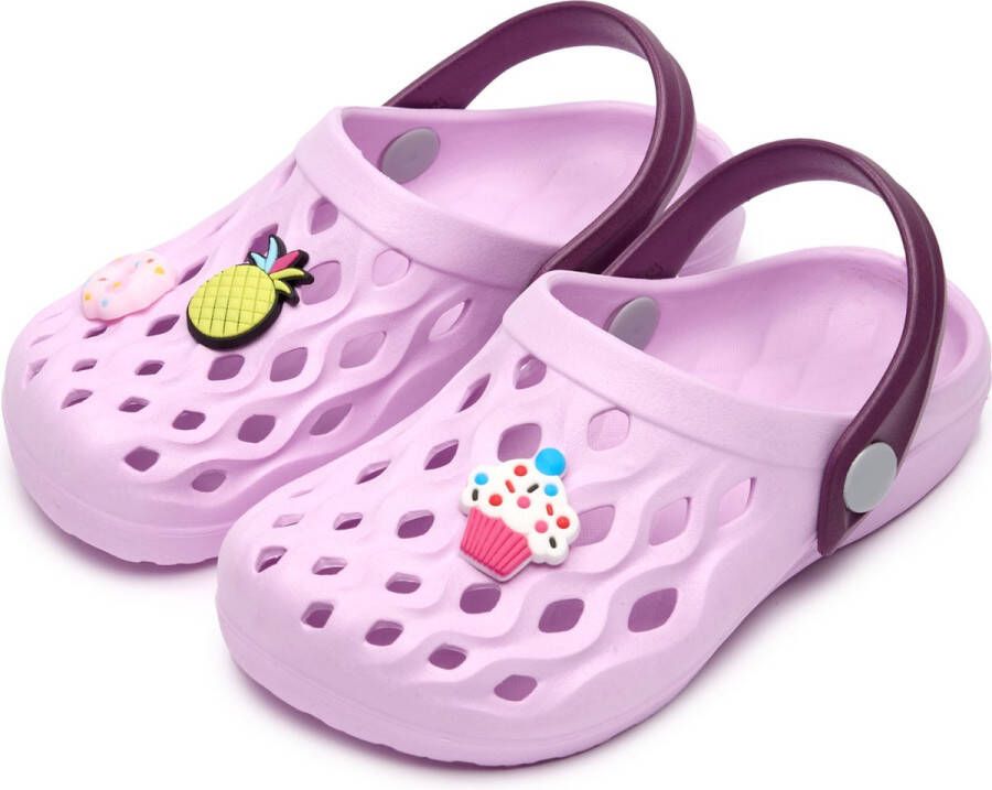 Ladeheid Clogs Kinderen Tuinschoenen Lichte Kinderschoenen Lilla 32 33 LA-CA-FlowKidsJib