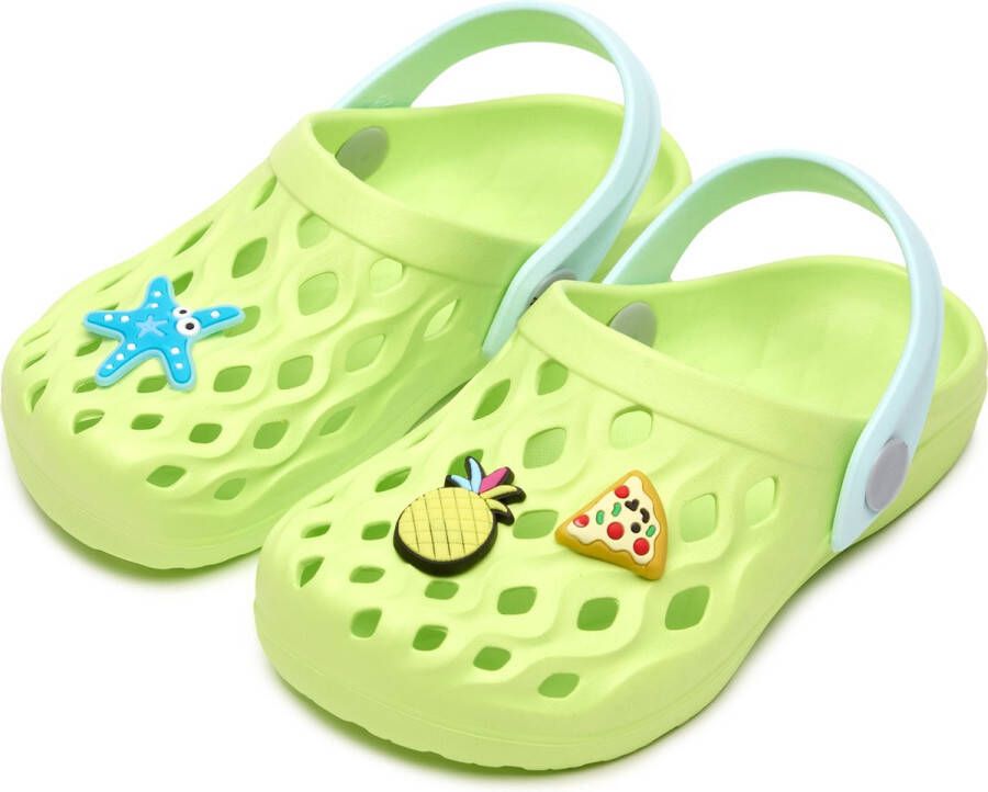 Ladeheid Clogs Kinderen Tuinschoenen Lichte Kinderschoenen Pistache 24 25 LA-CA-FlowKidsJib