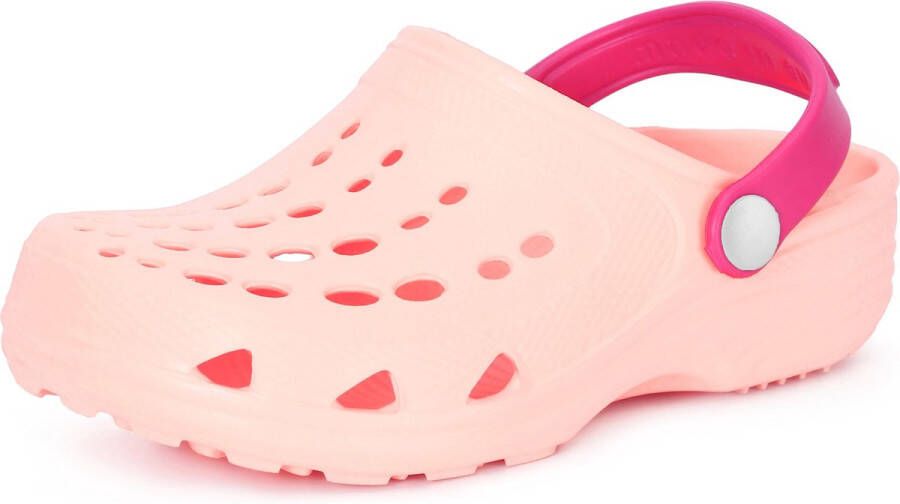 Ladeheid Clogs Kinderen Tuinschoenen Lichte Kinderschoenen Poederroze Fuchsia 32 33 LA-CA-FTKIDS