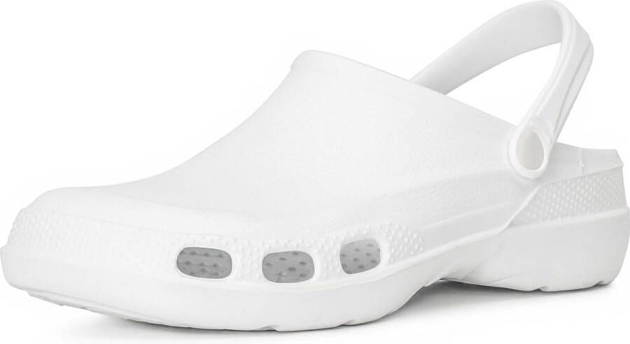 Ladeheid Clogs Tuinschoenen Lichte Unisex Wit 38 LA-LMG-885-Doctor2