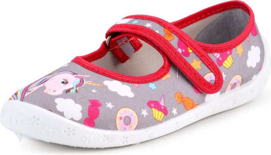 Ladeheid Kinder Pantoffels Sloffen Muizen Meisjes Jeans Sterren 26 LA-RW-Dorotka