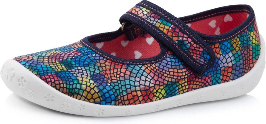 Ladeheid Kinder Pantoffels Sloffen Muizen Meisjes Jeans Sterren 27 LA-RW-Dorotka