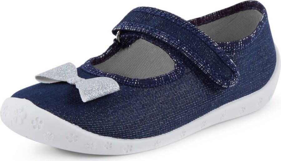 Ladeheid Kinder Pantoffels Sloffen Muizen Meisjes Jeans Sterren 30 LA-RW-Dorotka