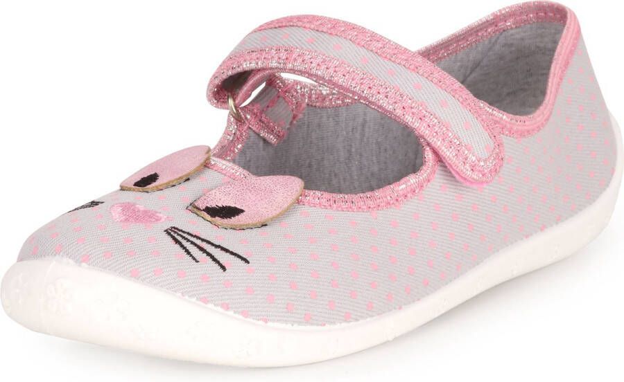 Ladeheid Kinder Pantoffels Sloffen Muizen Meisjes Jeans Sterren 35 LA-RW-Dorotka