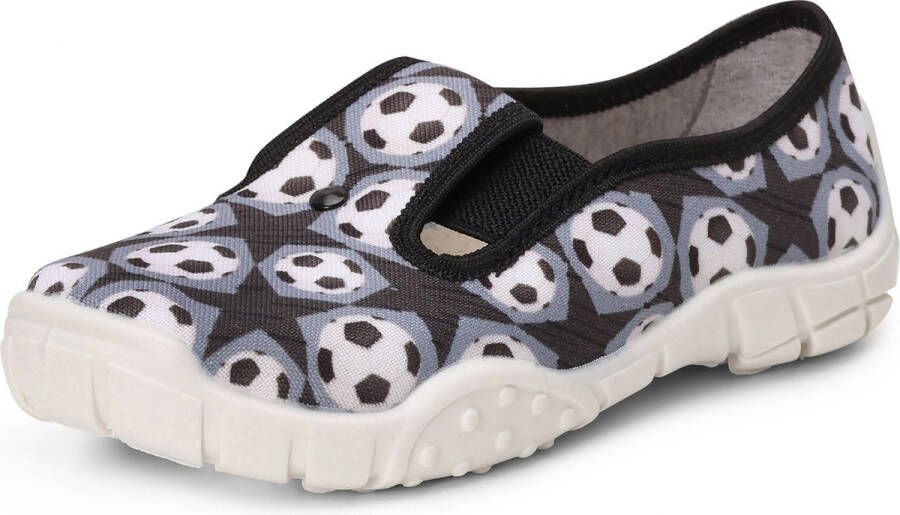Ladeheid Kinder Pantoffels Sloffen Muizen Unisex LA-RW-Krzys Grijs Voetbal