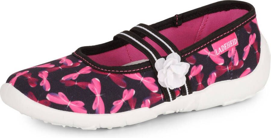 Ladeheid Kinder Pantoffels Sloffen Muizen Unisex LA-VI-Czeszka Roze Zwart