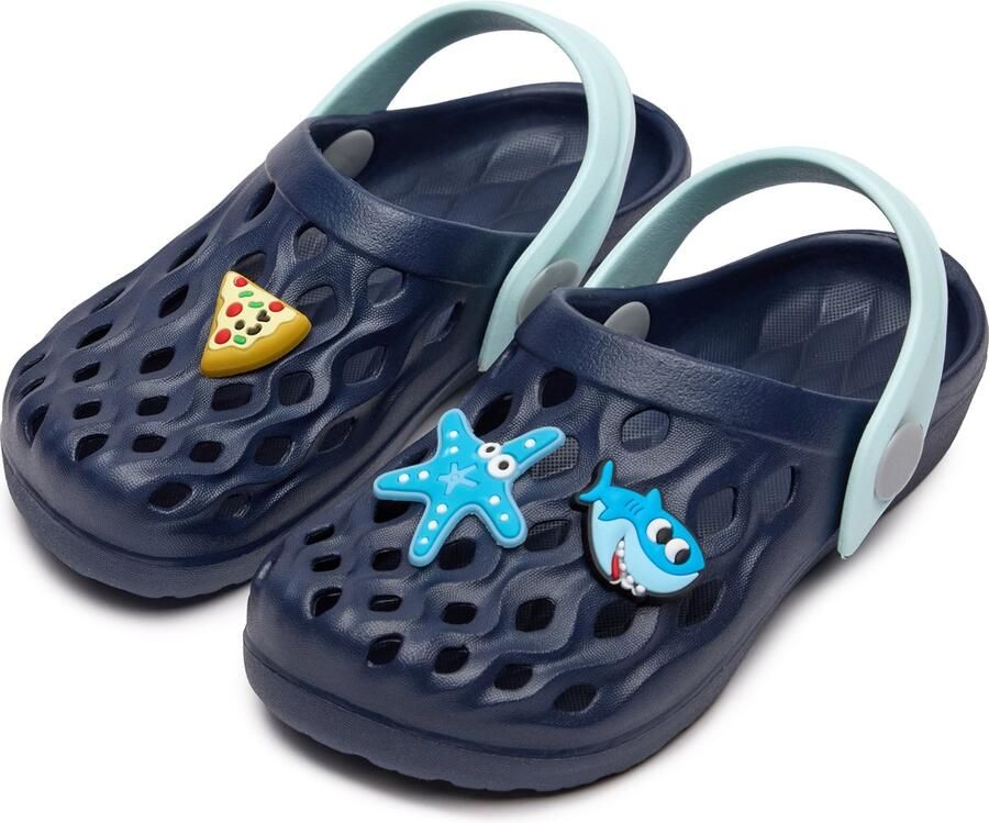 Ladeheid Clogs Kinderen Tuinschoenen Lichte Kinderschoenen Marineblauw 25 26 LA-CA-FlowKidsJib