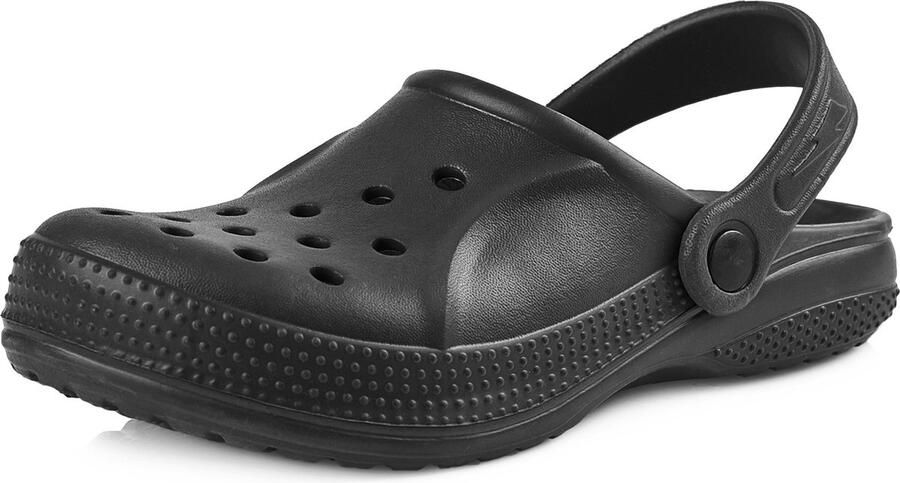 Ladeheid Clogs Kinderen Tuinschoenen Lichte Kinderschoenen Zwart 29 LA-KL