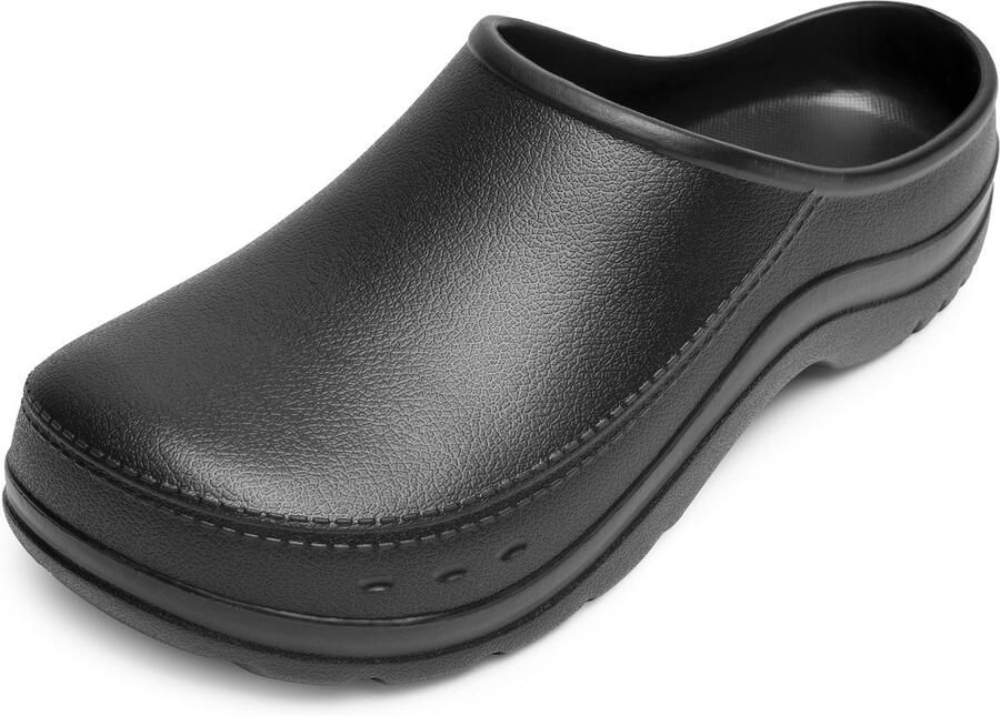 Ladeheid Tuinklompen voor heren ultralicht EVA tuinschoenen LA-CA-ComoMan zwart