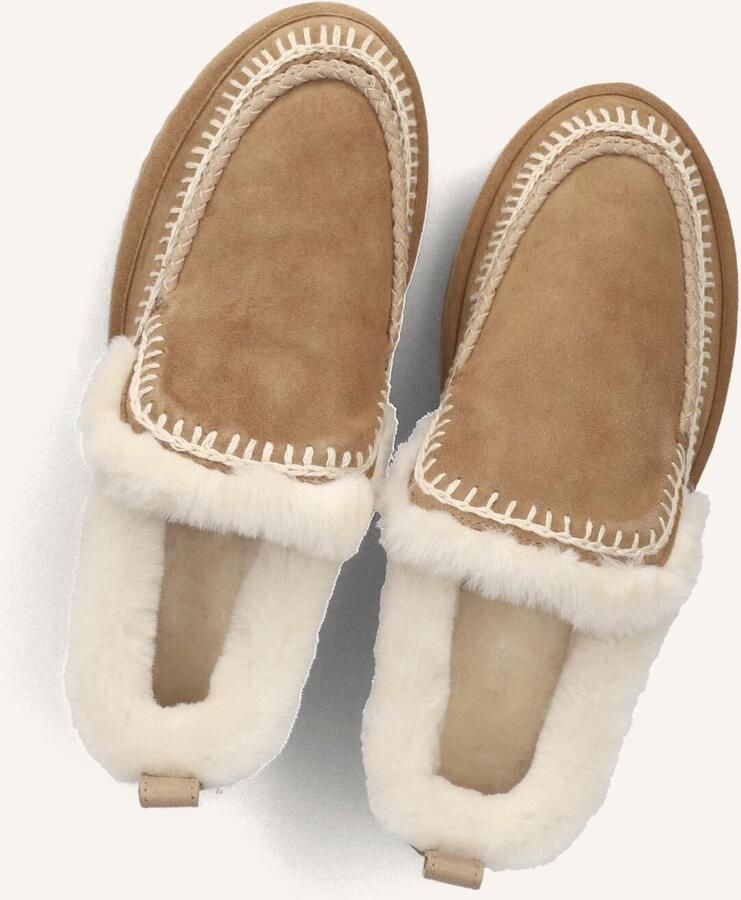 LAIDBACKLONDON Instappers Dames Jude Eva Crochet Maat: 38 Materiaal: Suède Kleur: Cognac - Foto 3