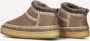 LAIDBACKLONDON Vachtlaarzen Dames Nyuki Low Crochet Maat: 43 Materiaal: Suède Kleur: Taupe - Thumbnail 2