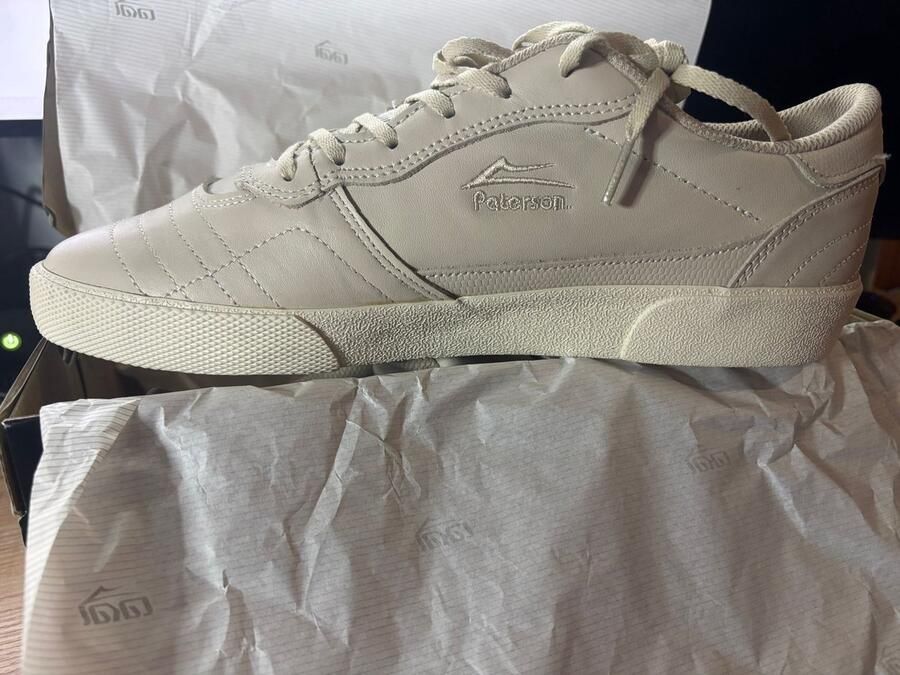 Lakai x Paterson Cambridge Skate schoenen — Crème Leer — Nieuw in doos skateschoenen -collab- rare