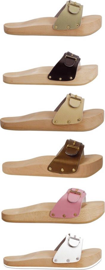 Lanaform Dynastatic Sandal-36-Cream Klompen Dames Houten Klompen Slippers Dames Houten Sandalen Orthopedische Slippers Postuur Corrector - Foto 2