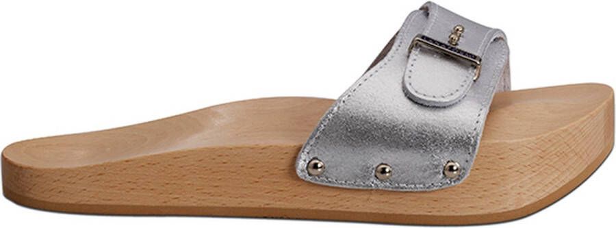 Lanaform Dynastatic Sandal-36-Silver Klompen Dames Houten Klompen Slippers Dames Houten Sandalen Orthopedische Slippers Postuur Corrector