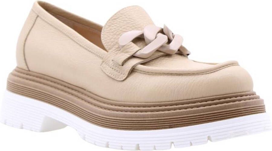 Laura Bellariva Strauss Mocassin Beige Dames