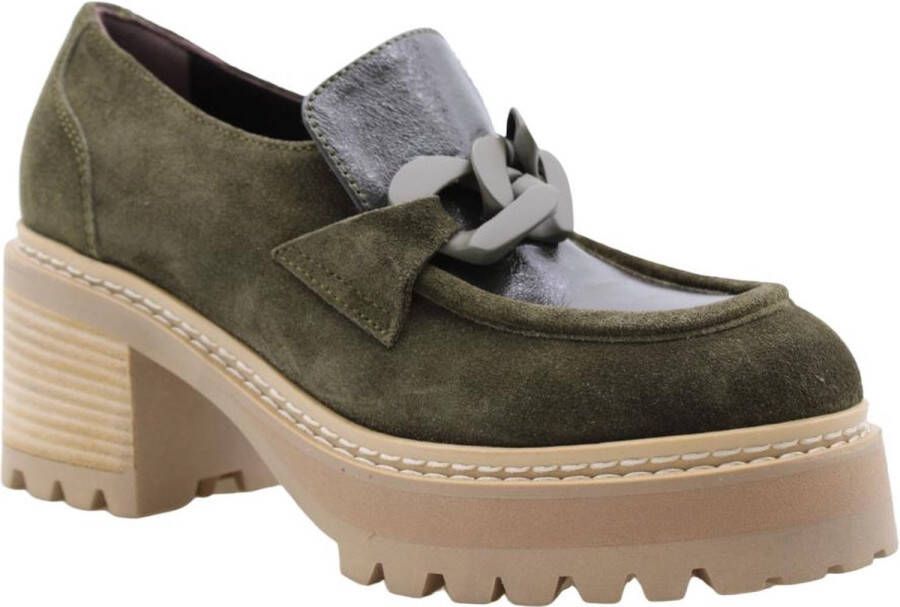 Laura Bellariva Mocassin Green